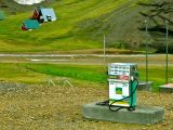 weit und breit nichts als die Tankstelle bei Snaekollur